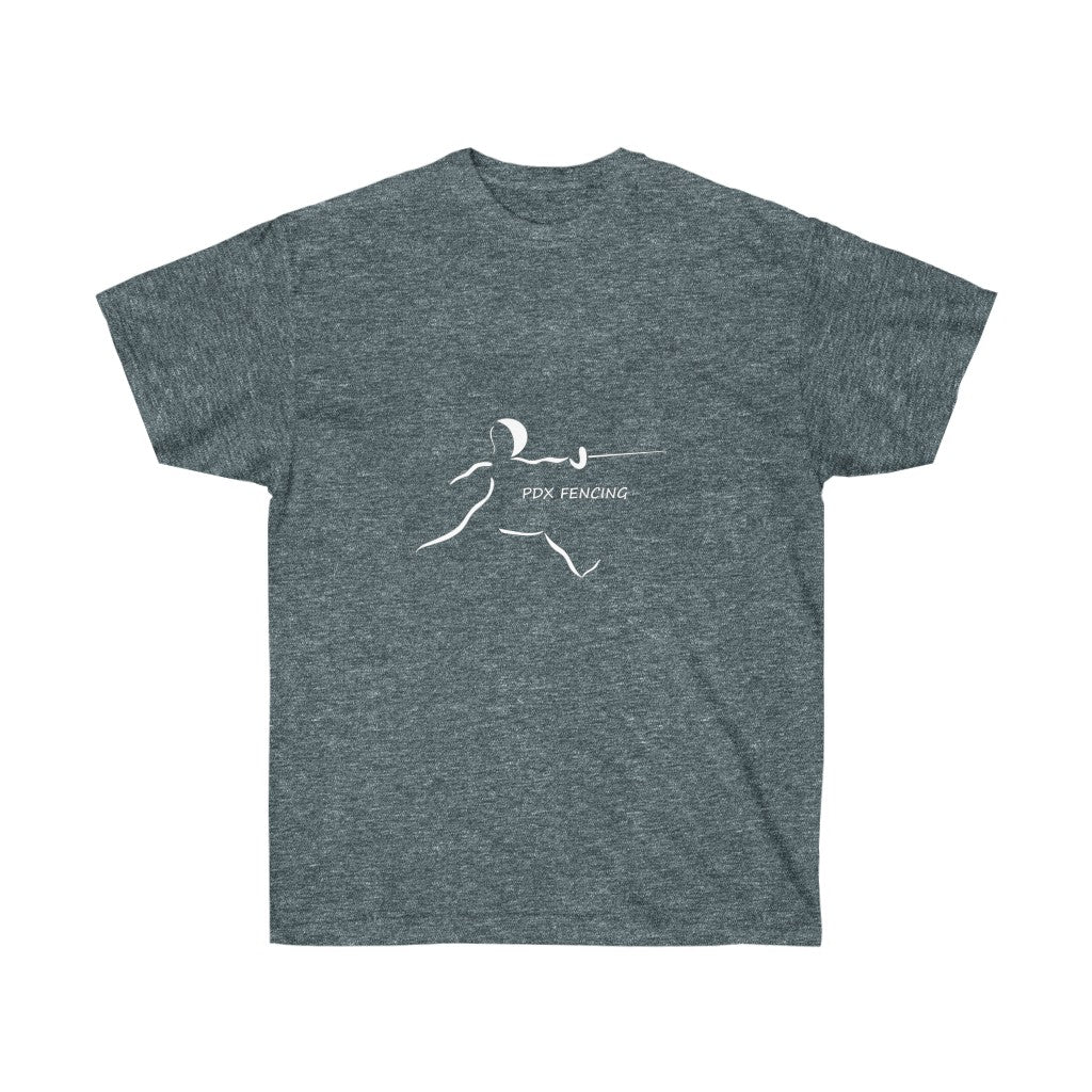 Fencer In Action Unisex Cotton Tee