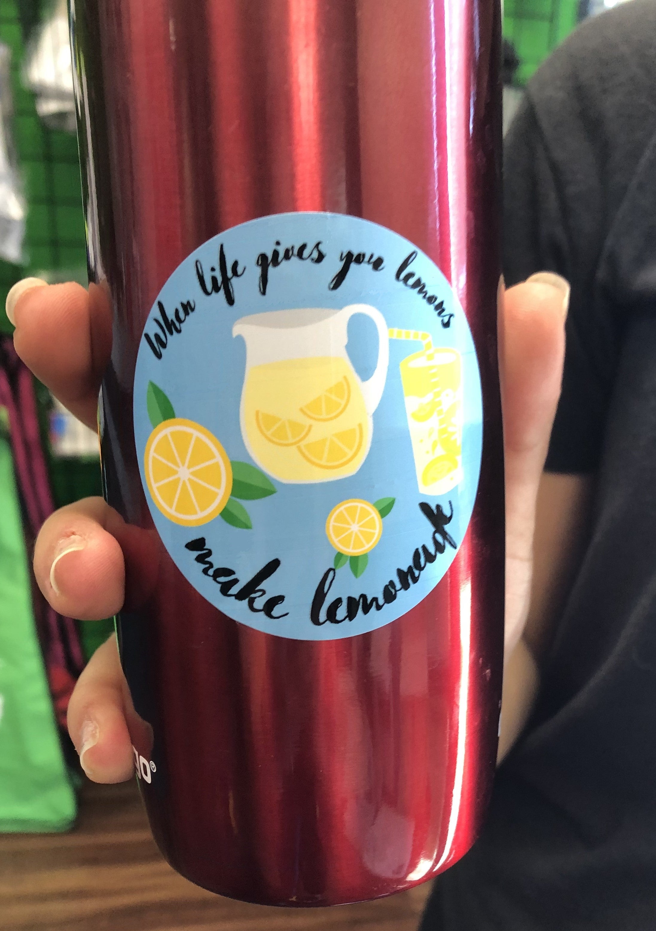 When life hands you lemons make lemonade Sticker
