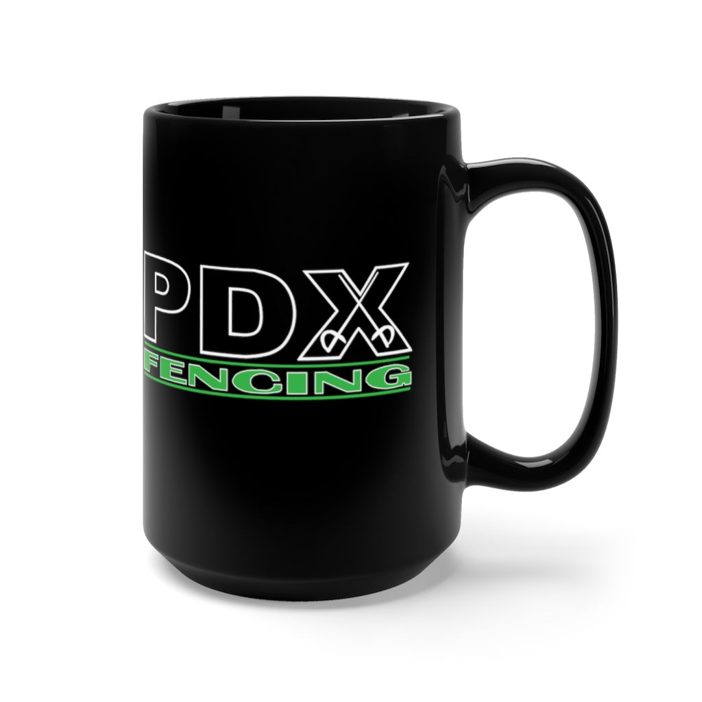 PDX Fencing Fencing Black Mug 15oz