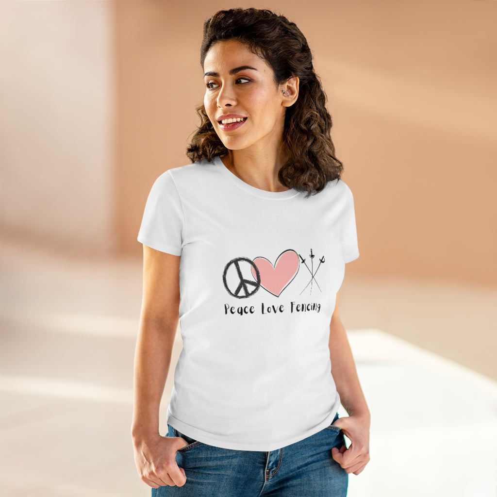 Women's Peace Love & Fencing T-Shirt