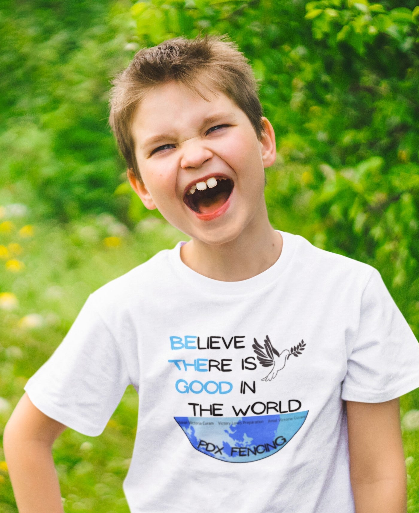 Kids PDX Be The Good Believe There Is Good In The World T-Shirt